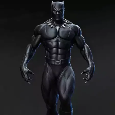 Black Panther 3D Print STL Model