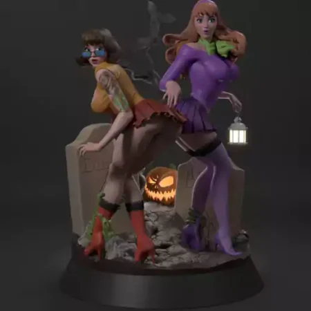 Daphne and Velma STL 3D Print Files