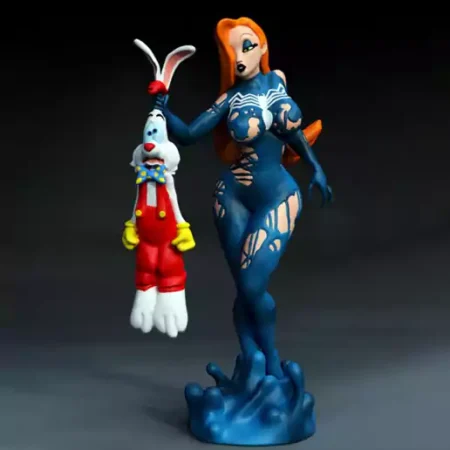 Jessica Rabbit Venom STL Model for 3D Printing