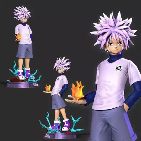 Killua Zoldyck 3D Print STL Model