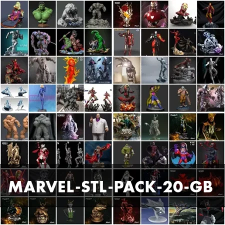 MARVEL STL Pack - 20 GB 3D Print Model