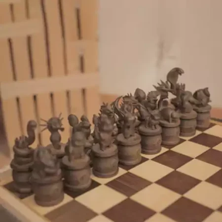 Pokémon Chess Set Complete 3D Printable STL Collection