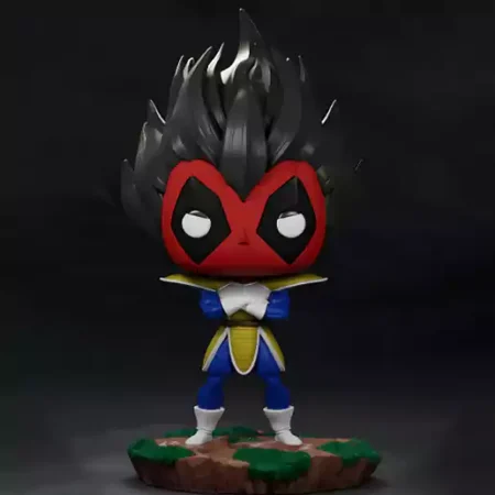 Vegetapool Funko Pop Style 3D Model