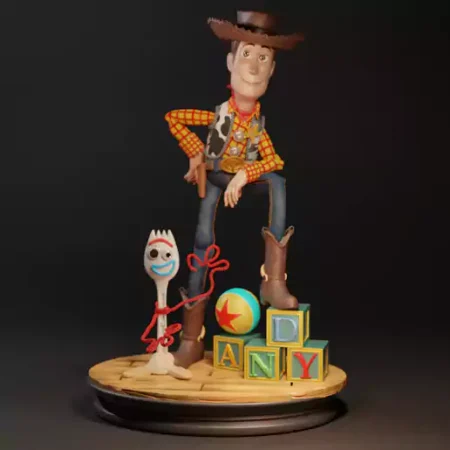 Woody and Forky Toy Story 3D Print STL Files