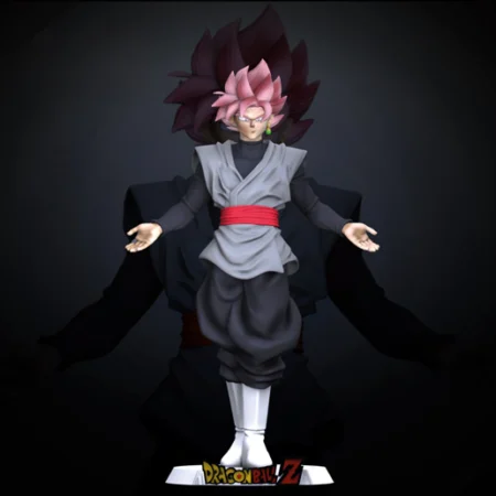 Goku Black Sculpture 3D Model STL Files