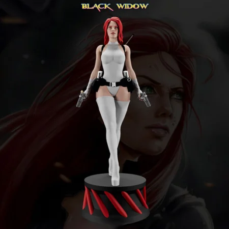 Black Widow 3D Print STL Model