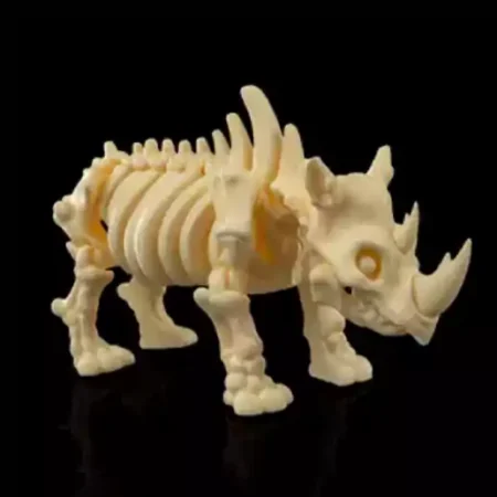 Skeleton Rhino 3D Printing Model STL Files