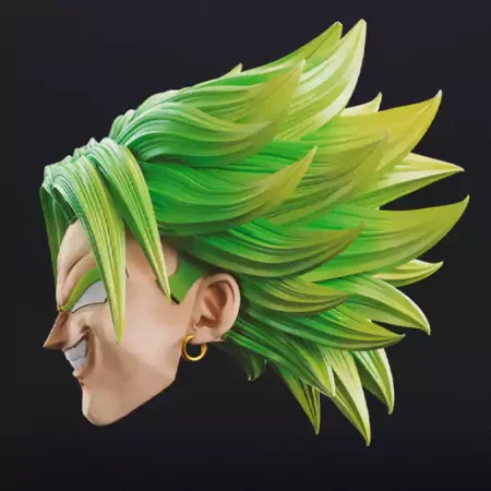 Broly Mask 3D Printable STL Model