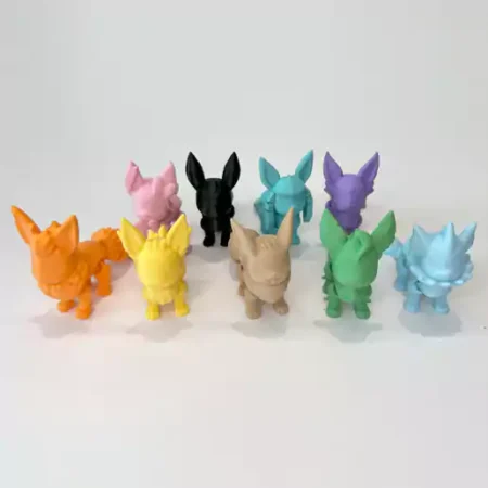 Pokemon Flexi Eeveelution STL Pack