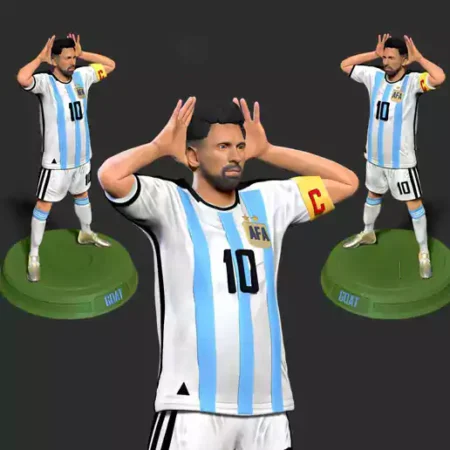 Lionel Messi World Cup 2022 STL Model