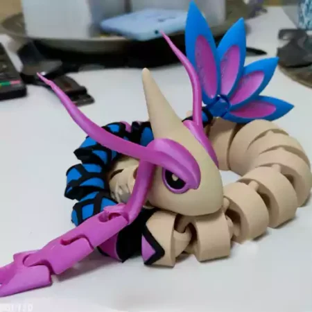 Milotic Articulated 3D Print STL Files