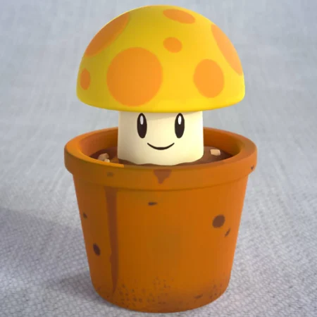 Solar Mushroom 3D Print Model