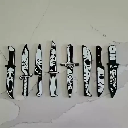 Horror Knives 3D Printing Model STL Files