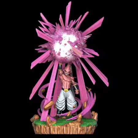 Kid Buu Planet Burst Dragon Ball Z STL 3D Print Model