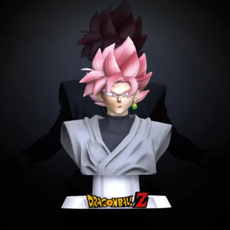 Goku Black Bust 3D Printing Model STL Files