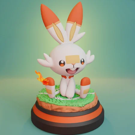 Scorbunny 3D Printing Model STL Files