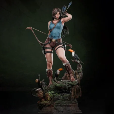 Lara Croft STL 3D Print Model