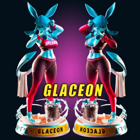 Glaceon STL 3D Print Model