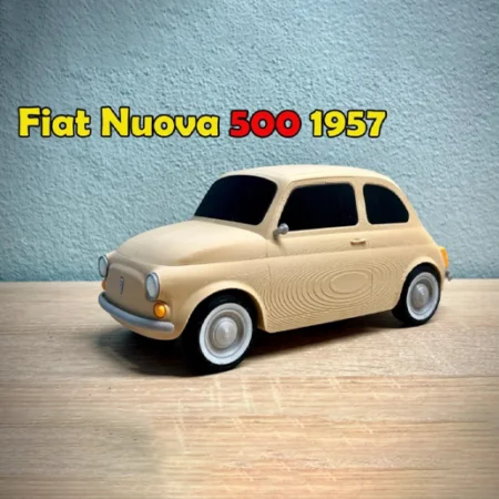 Fiat 500 STL 3D Print Model