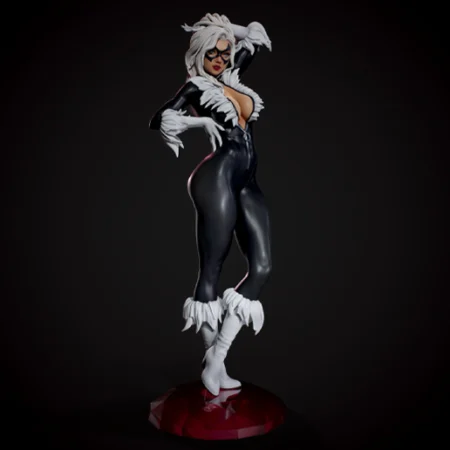 Black Cat 3D Printing Model STL Files