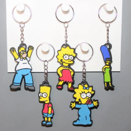 Simpson Keychain STL Pack