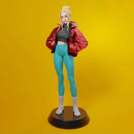 Modern Girl 3D Printing Model STL Files