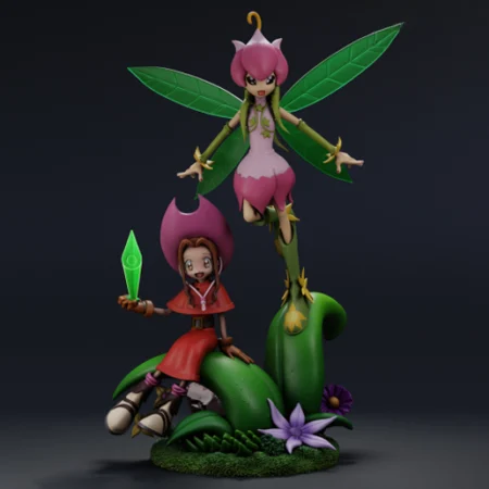 Mimi and Lilimon STL 3D Print Model