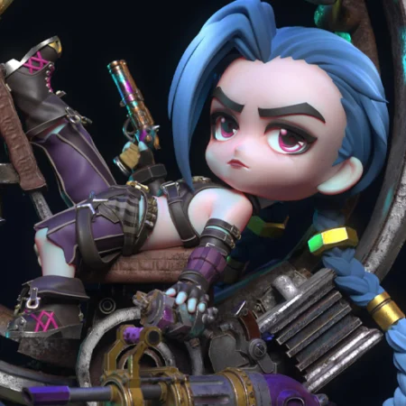 Jinx STL 3D Print Model