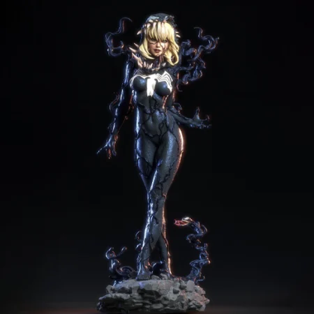 Gwen Venom STL 3D Print Model