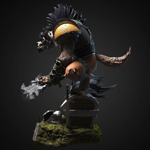 Hogger World of Warcraft STL 3D Print Model