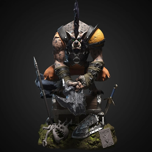 Hogger World of Warcraft STL 3D Print Model
