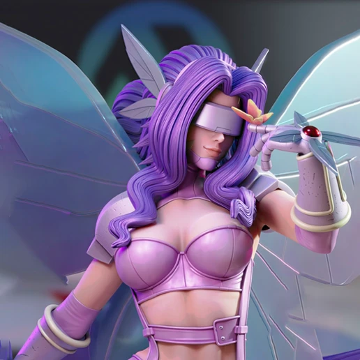 Kazemon Digimon 3D Printing Model STL Files - Image 2