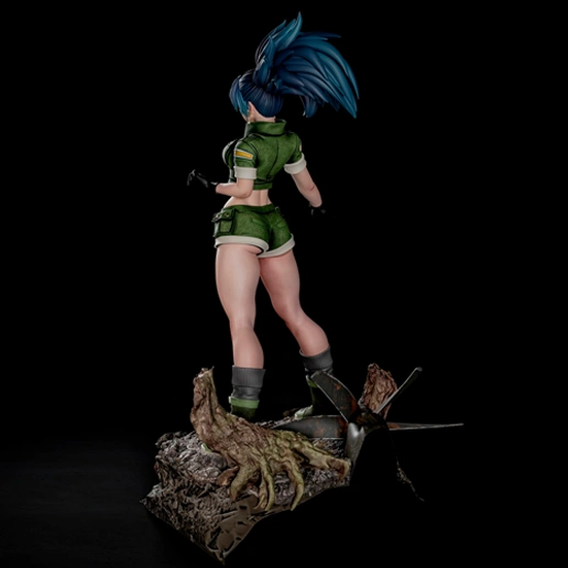 Leona Heidern The King of Fighters Digital STL Files - Image 3