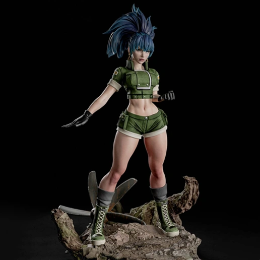 Leona Heidern The King of Fighters Digital STL Files