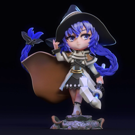 Roxy Migurdia Mushoku Tensei STL 3D Print Model