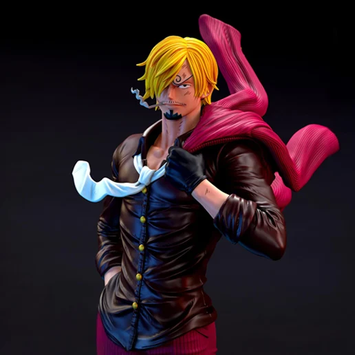 Sanji One Piece STL 3D Print Model - Image 2