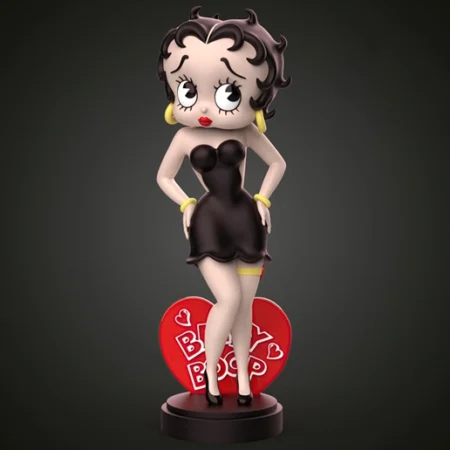 Betty Boop STL 3D Print Model