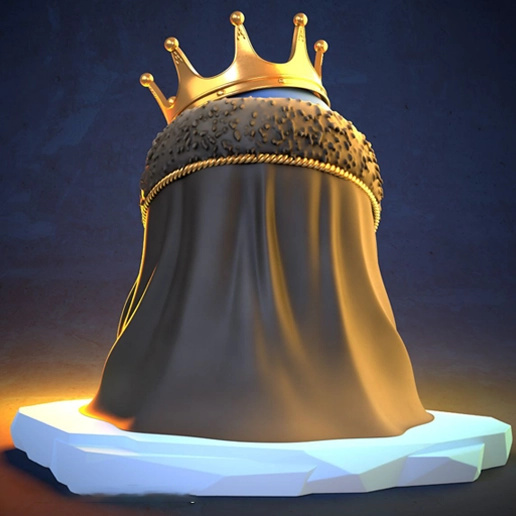 Penguin King STL 3D Print Model - Image 3