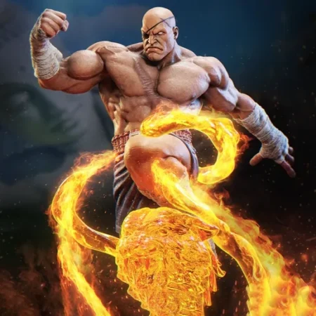 Sagat Street Fighter STL 3D Print Model